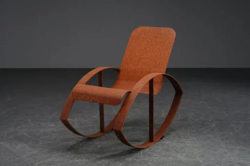 Pamono Metal Rocking Chair, 1970s Discount