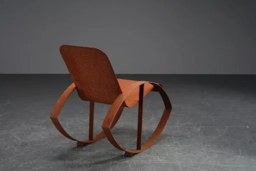 Pamono Metal Rocking Chair, 1970s Discount