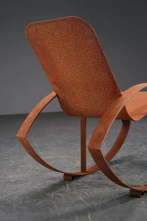 Pamono Metal Rocking Chair, 1970s Discount