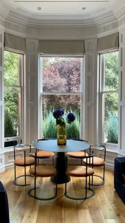 Pamono Metal Round Dining Table by AM.PM, 2010s Online