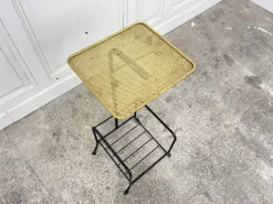 Pamono Metal Serving Trolley by Mathieu Matégot, 1950 New