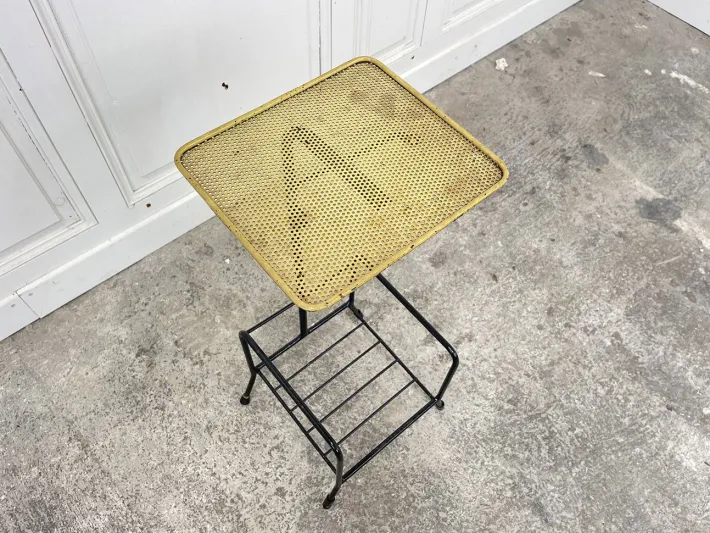 Pamono Metal Serving Trolley by Mathieu Matégot, 1950 New