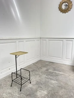 Pamono Metal Serving Trolley by Mathieu Matégot, 1950 New