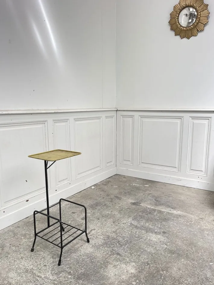 Pamono Metal Serving Trolley by Mathieu Matégot, 1950 New