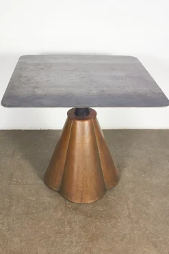 Pamono Metal Table by Burchiellaro Lorenzo, 1980s Discount