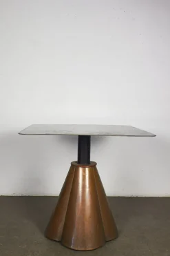 Pamono Metal Table by Burchiellaro Lorenzo, 1980s Discount