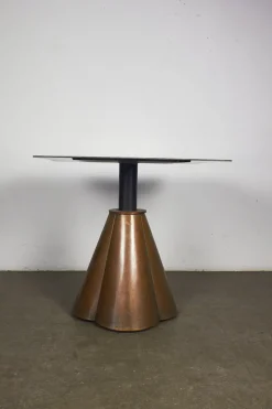 Pamono Metal Table by Burchiellaro Lorenzo, 1980s Discount