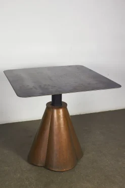 Pamono Metal Table by Burchiellaro Lorenzo, 1980s Discount