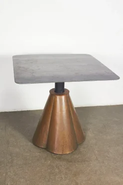 Pamono Metal Table by Burchiellaro Lorenzo, 1980s Discount