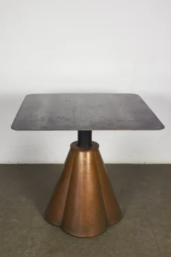 Pamono Metal Table by Burchiellaro Lorenzo, 1980s Discount