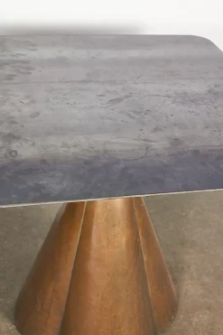 Pamono Metal Table by Burchiellaro Lorenzo, 1980s Discount