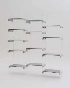 Pamono Methacrylate Shelving Unit by Michael Dumas for Roche Bobois, 1970s, Set of 2