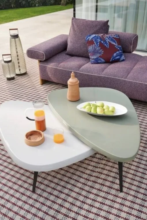 Pamono Mexique Outdoor Low Table by Charlotte Perriand for Cassina