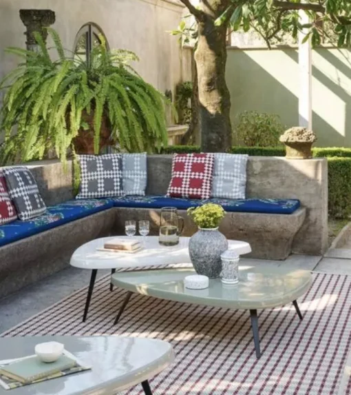Pamono Mexique Outdoor Low Table by Charlotte Perriand for Cassina