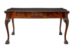 Pamono Mid 19th Century Chippendale English Partners Desk, 1860s Discount