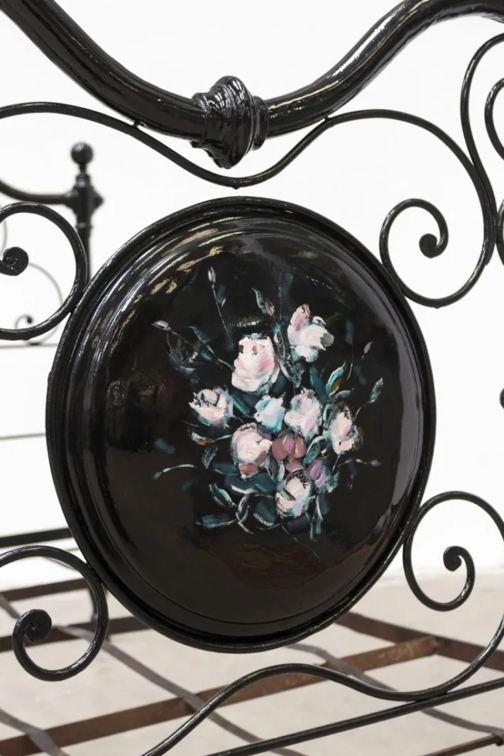 Pamono Mid 19th Century Wrought Iron Bed, France Hot