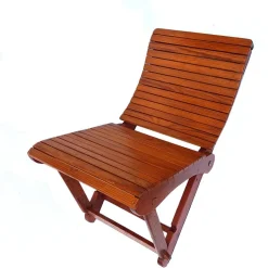Pamono Mid-Century Adjustable Wooden Children's Beach Chair Online