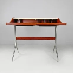 Pamono Mid-Century American Modern Wood & Laminate Desk attributed to George Nelson for Herman Miller, 1960s Hot