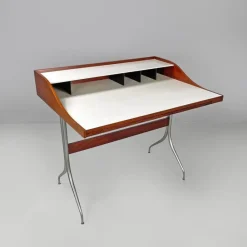 Pamono Mid-Century American Modern Wood & Laminate Desk attributed to George Nelson for Herman Miller, 1960s Hot