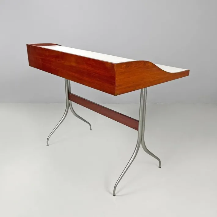 Pamono Mid-Century American Modern Wood & Laminate Desk attributed to George Nelson for Herman Miller, 1960s Hot