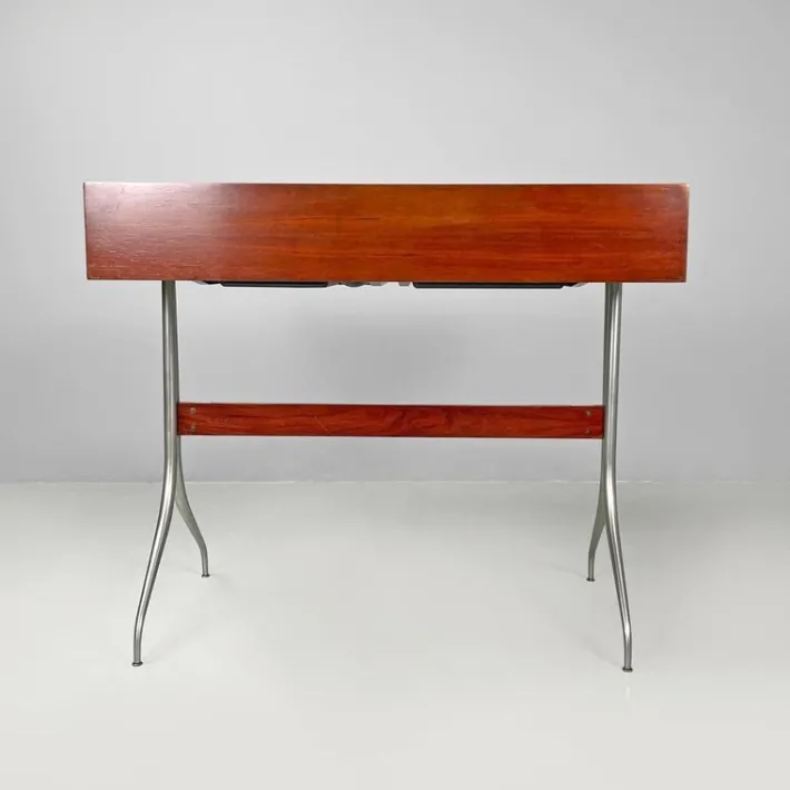 Pamono Mid-Century American Modern Wood & Laminate Desk attributed to George Nelson for Herman Miller, 1960s Hot