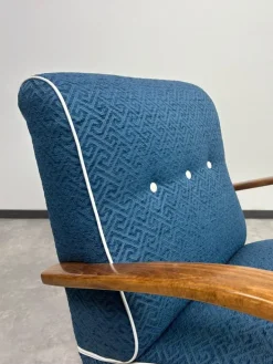 Pamono Mid-Century Armchairs attributed to Jindřich Halabala, 1930s, Set of 2 New