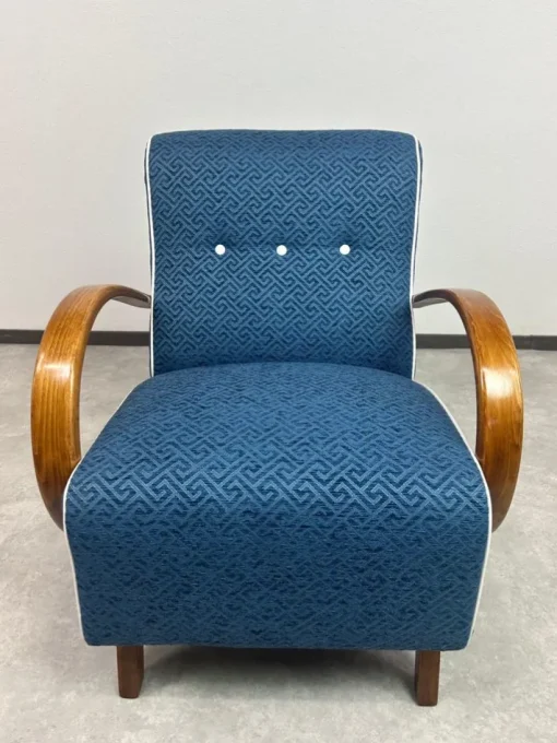 Pamono Mid-Century Armchairs attributed to Jindřich Halabala, 1930s, Set of 2 New