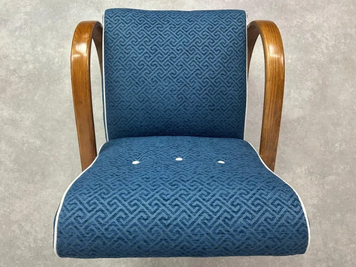Pamono Mid-Century Armchairs attributed to Jindřich Halabala, 1930s, Set of 2 New