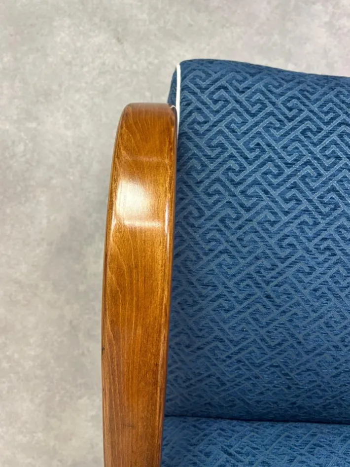Pamono Mid-Century Armchairs attributed to Jindřich Halabala, 1930s, Set of 2 New