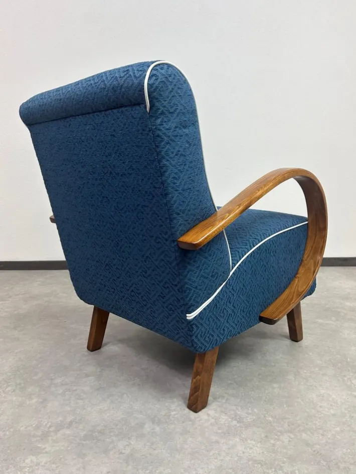 Pamono Mid-Century Armchairs attributed to Jindřich Halabala, 1930s, Set of 2 New