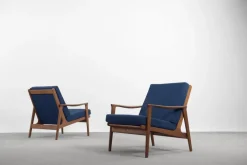 Pamono Mid-Century Australian Modern Teak Sofa & Armchairs by Parker Furniture, 1950s, Set of 3