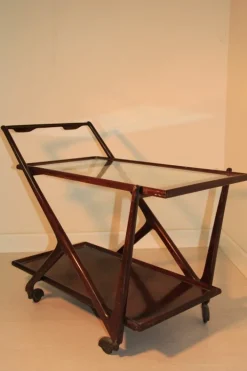 Pamono Mid-Century Bar Cart by Cesare Lacca, 1950s Outlet