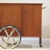 Pamono Mid-Century Bar Cart in the style of Jaques Adnet, 1960s Outlet