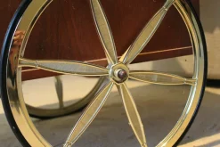 Pamono Mid-Century Bar Cart in the style of Jaques Adnet, 1960s Outlet