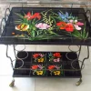 Pamono Mid-Century Bar Cart with Vallauris Tiles, 1950s Clearance