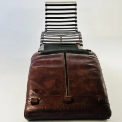 Pamono Mid-Century Bauhaus Chair in Leather and Chrome by Ludwig Mies Van Der Rohe, 1980s Online