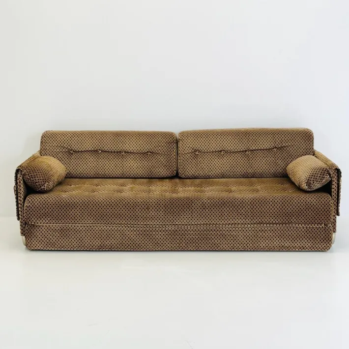 Pamono Mid-Century Bauhaus Daybed Sofa in Chrome Tubular Frame, Germany, 1980s Sale