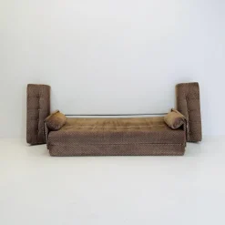 Pamono Mid-Century Bauhaus Daybed Sofa in Chrome Tubular Frame, Germany, 1980s Sale