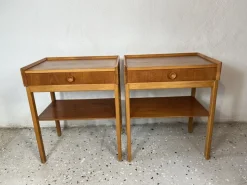 Pamono Mid-Century Bedside Tables in Teak, 1960s, Set of 2 Sale