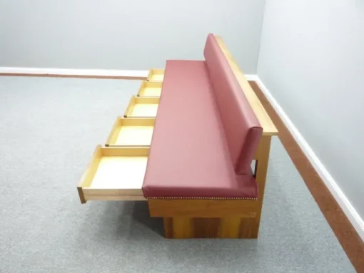 Pamono Mid-Century Bench with Drawers, 1950s Best