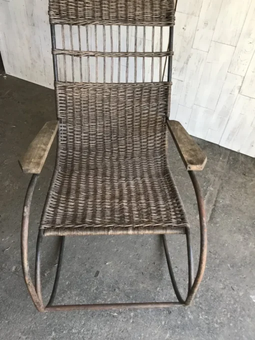 Pamono Mid-Century Bentwood and Steel Rocking Chair, 1960s Best