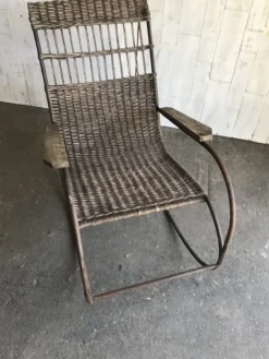 Pamono Mid-Century Bentwood and Steel Rocking Chair, 1960s Best