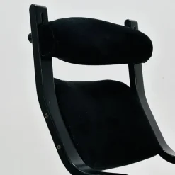 Pamono Mid-Century Black Fabric Gravity Rocking Lounge Chair by Peter Opsvik for Stokke, 1980s Online