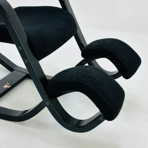 Pamono Mid-Century Black Fabric Gravity Rocking Lounge Chair by Peter Opsvik for Stokke, 1980s Online