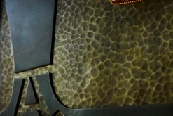 Pamono Mid-Century Cabinet in Brass, Metal, Enamel and Gemstones, Belgium, 1960s Best