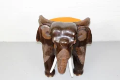 Pamono Mid-Century Carved Elephant Childrens Chair, 1960s Outlet