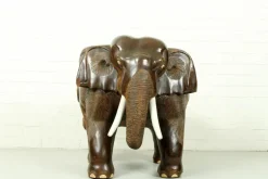 Pamono Mid-Century Carved Elephant Childrens Chair, 1960s Outlet