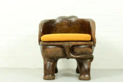 Pamono Mid-Century Carved Elephant Childrens Chair, 1960s Outlet
