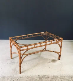 Pamono Mid-Century Chippendale Bamboo Dining Table, Italy, 1960s Best