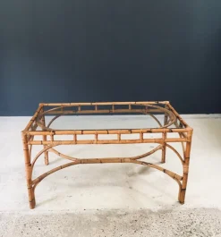 Pamono Mid-Century Chippendale Bamboo Dining Table, Italy, 1960s Best